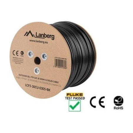 Lanberg LCF5-30CU-0305-BK FTP solid