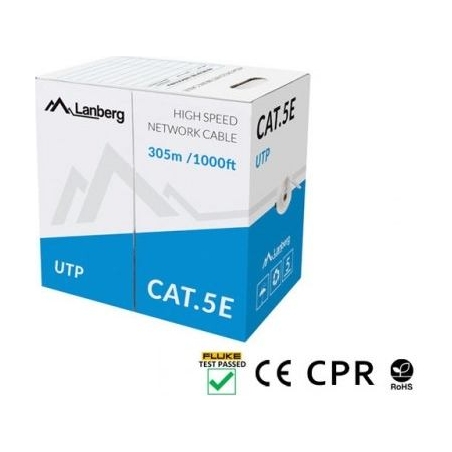 Lanberg LCU5-11CU-0305-S UTP solid cable