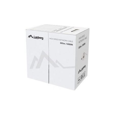 Lanberg LAN cable UTP cat.5e 305m yellow