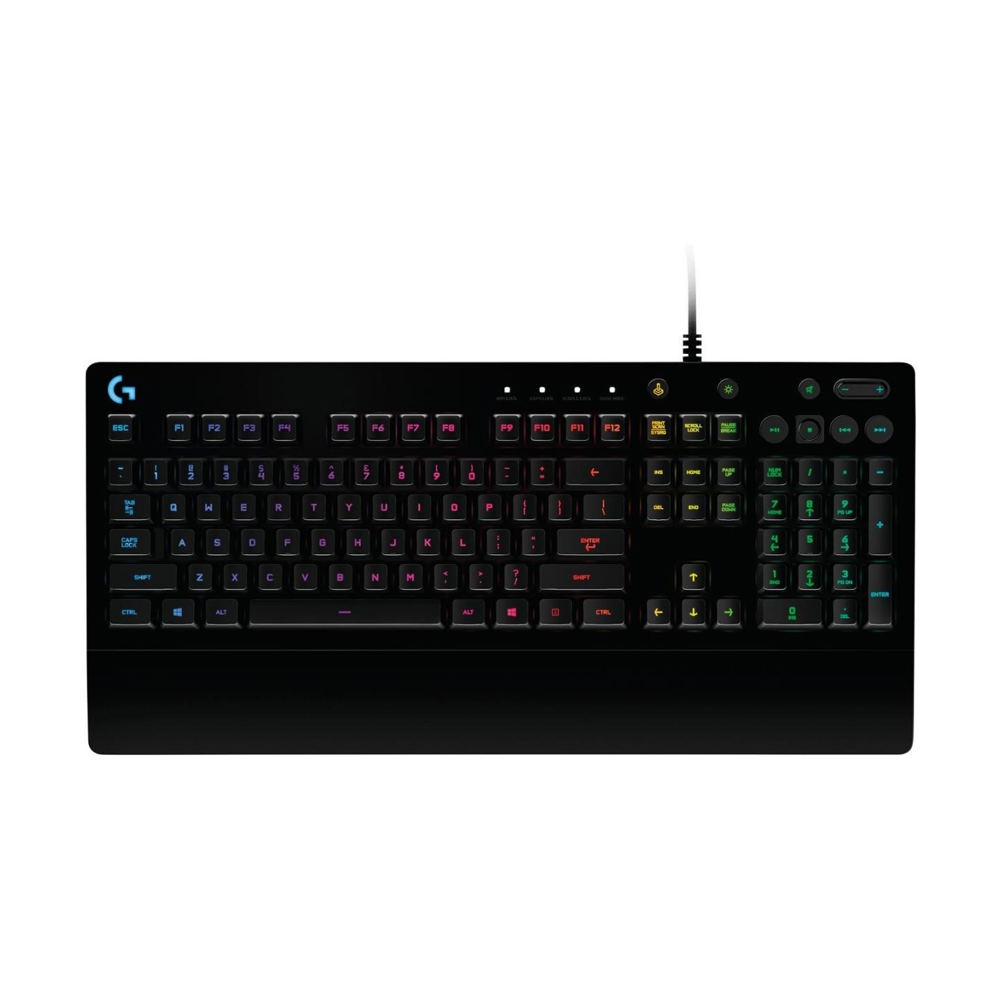 Logitech G213 Prodigy Corded RGB Gaming Keyboard - BLACK - US INT'L - USB