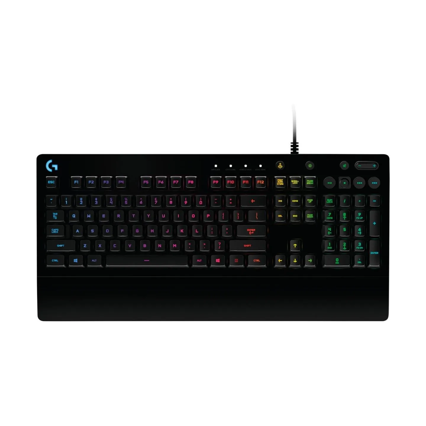 Logitech G213 Prodigy Corded RGB Gaming Keyboard - BLACK - US INT'L - USB