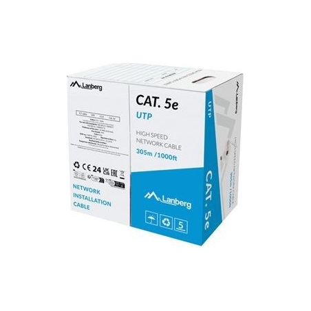 Lanberg LAN cable cat. 5E 305m solid CCA