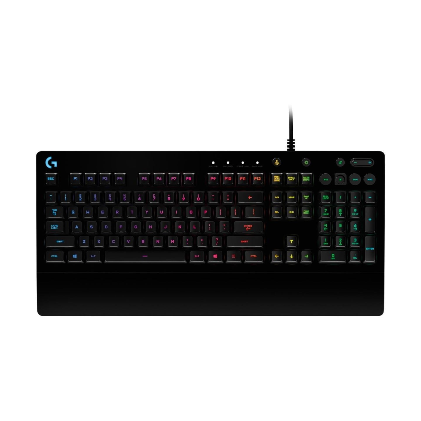 Logitech G213 Prodigy Corded RGB Gaming Keyboard - BLACK - US INT'L - USB