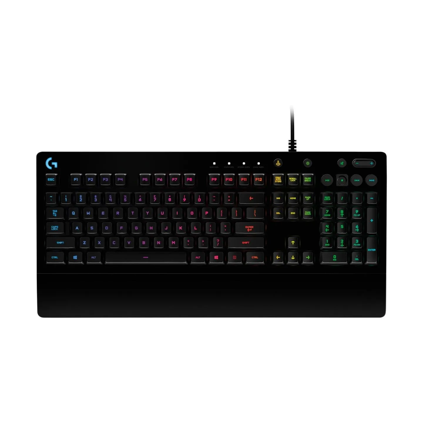 Logitech G213 Prodigy Corded RGB Gaming Keyboard - BLACK - US INT'L - USB