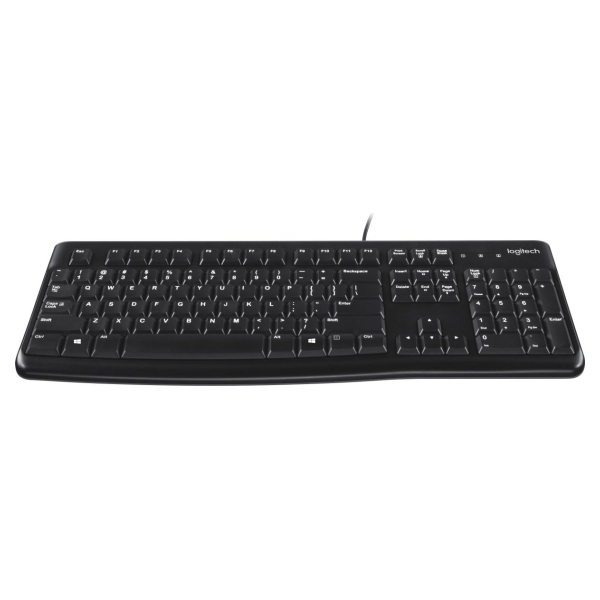Logitech LOGI K120 Corded Keyboard black OEM US