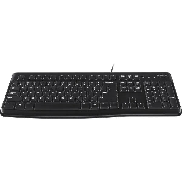 Logitech LOGI K120 Corded Keyboard black OEM US