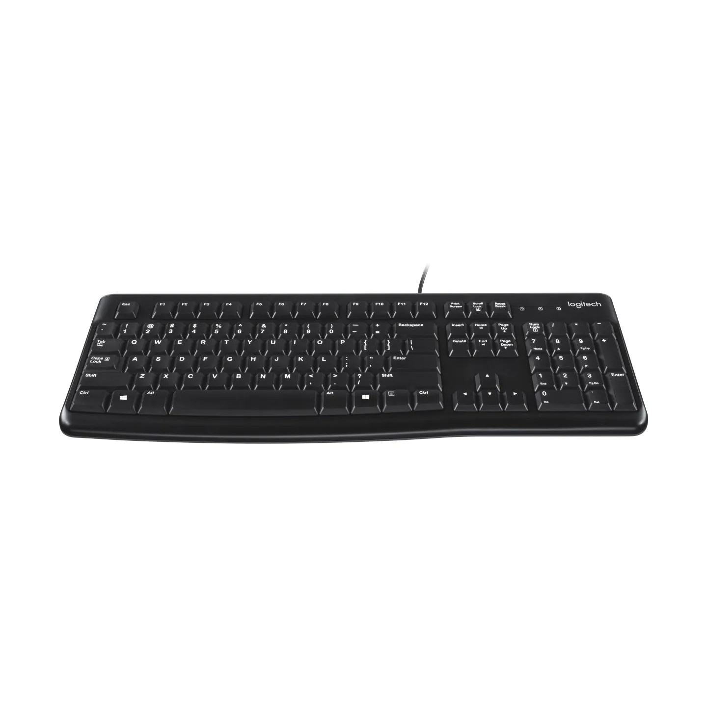 Logitech LOGI K120 Corded Keyboard black OEM US
