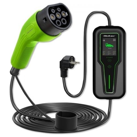 Qoltec 52465 Mobile charger for EV 2in1
