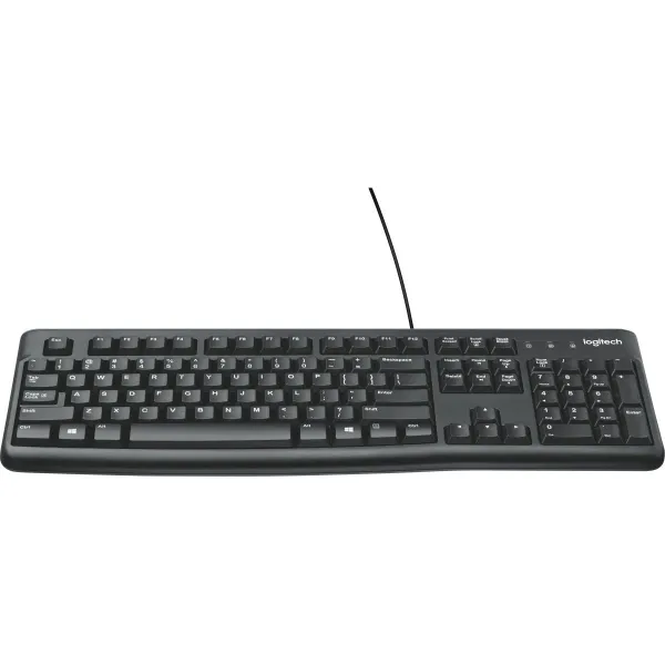 Logitech LOGI K120 Corded Keyboard black OEM US