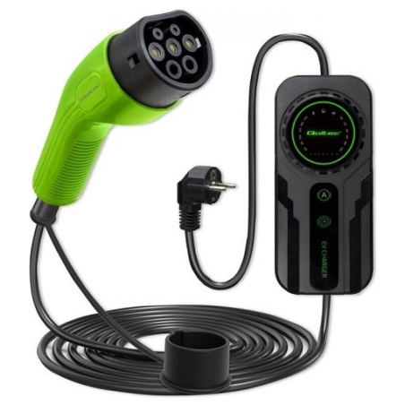 Qoltec 52468 Mobile charger for EV 2in1