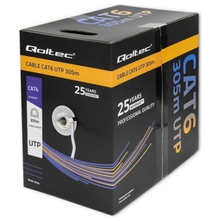 Qoltec 50359 UTP network cable CAT6 305m