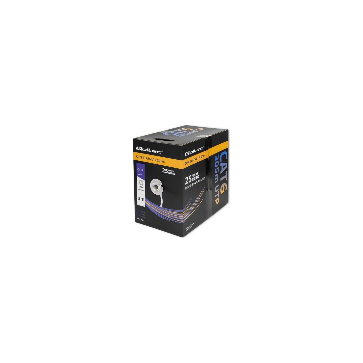 Qoltec 50359 UTP network cable CAT6 305m