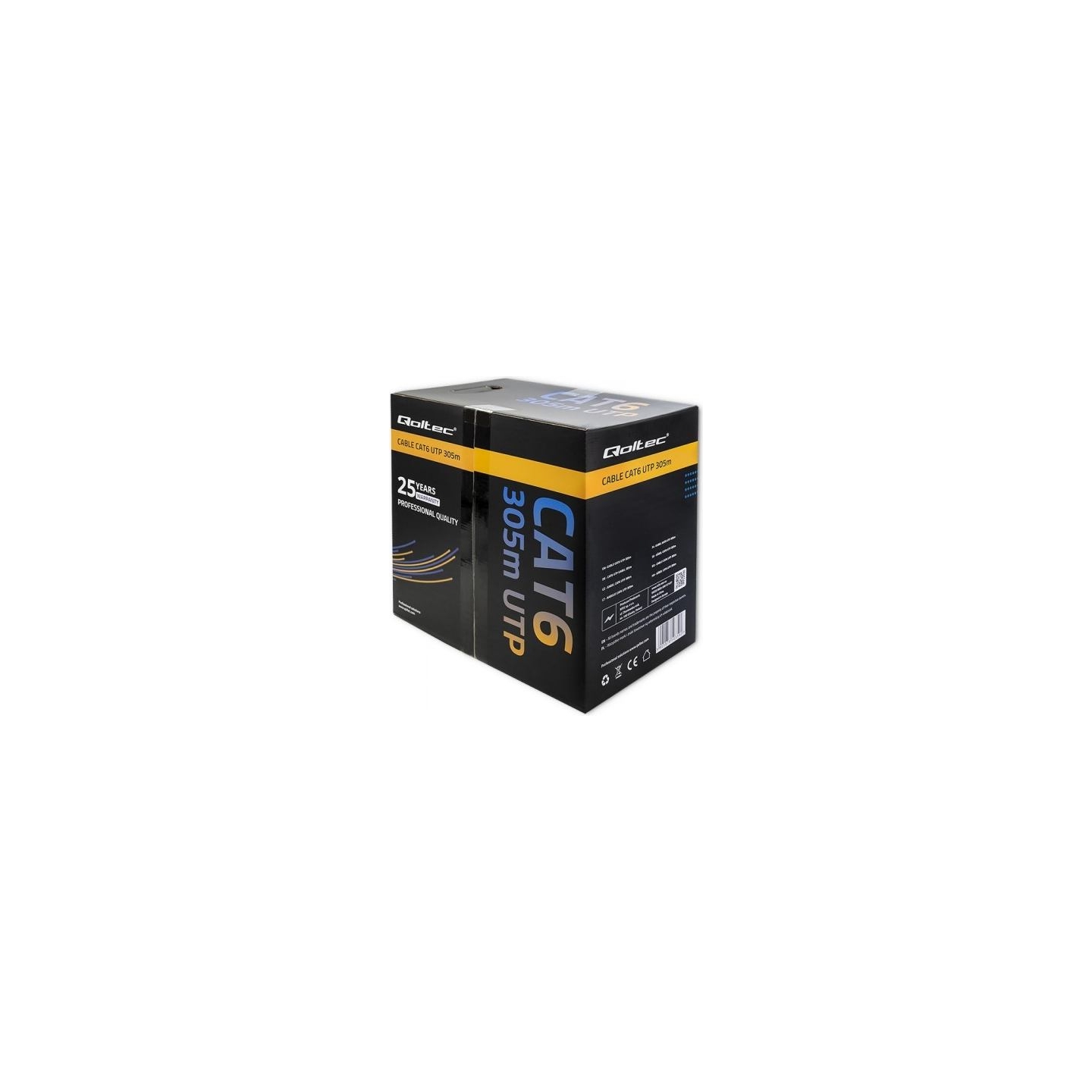 Qoltec 50359 UTP network cable CAT6 305m