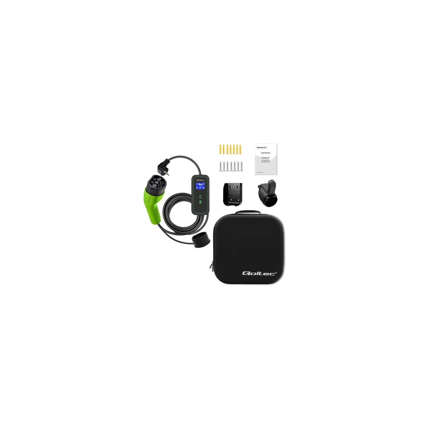 Qoltec 52476 Mobile EV charger 3.5kw