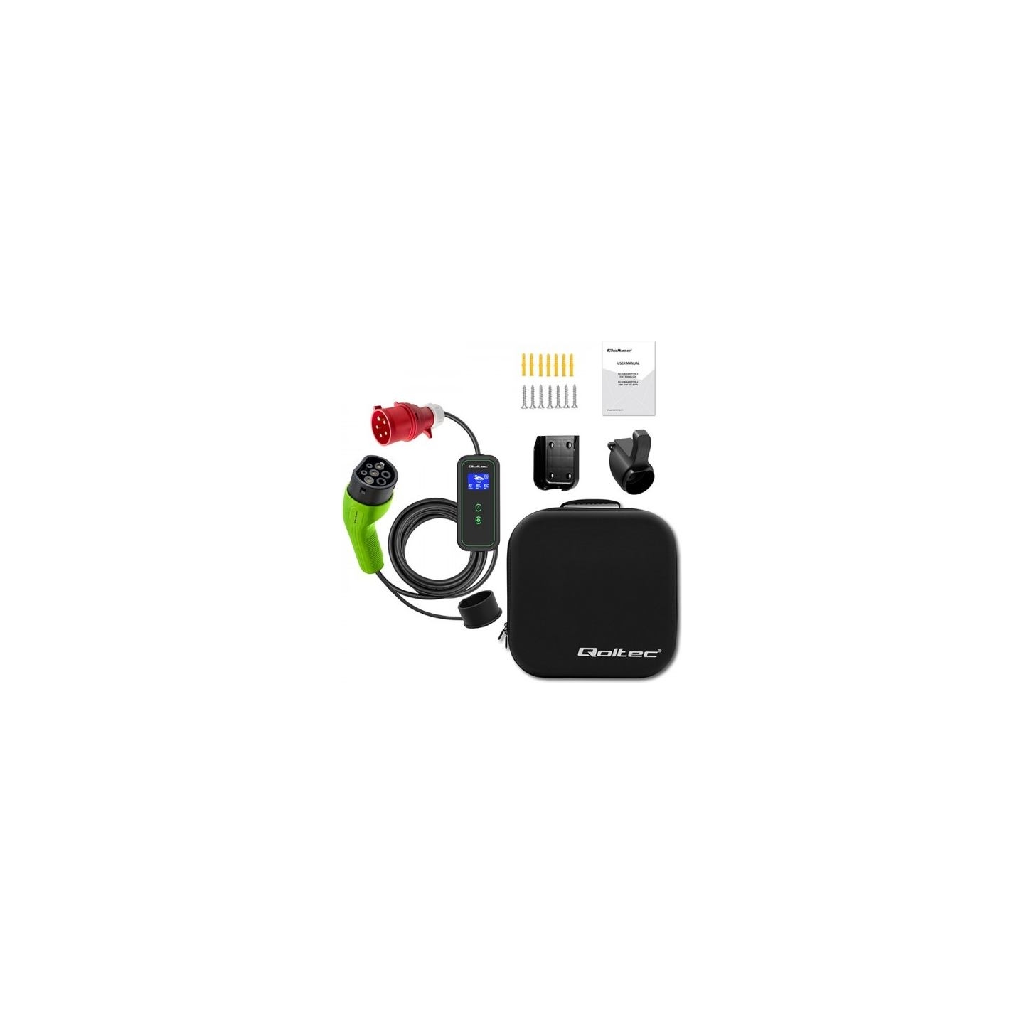 Qoltec 52478 Mobile EV charger 11kw