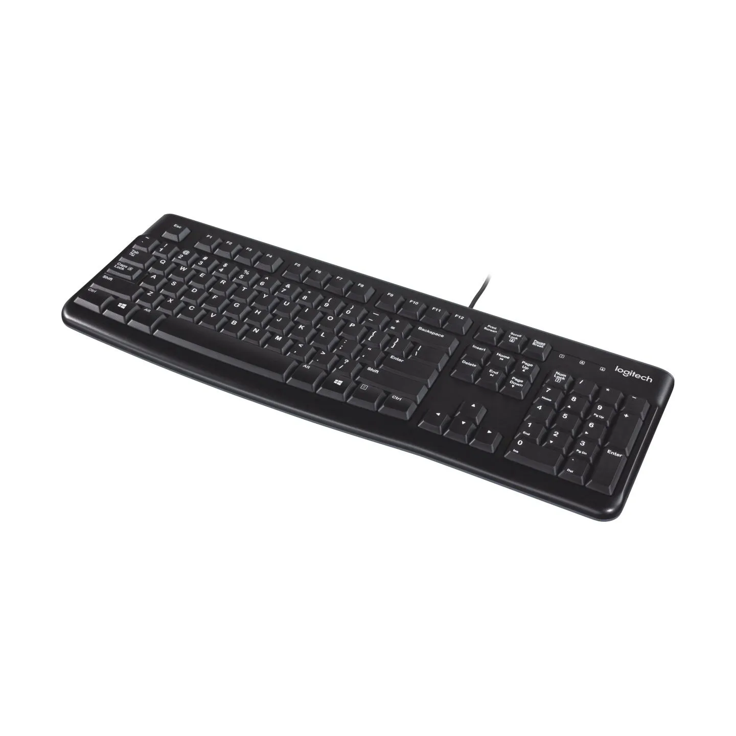 Logitech LOGI K120 Corded Keyboard black OEM US