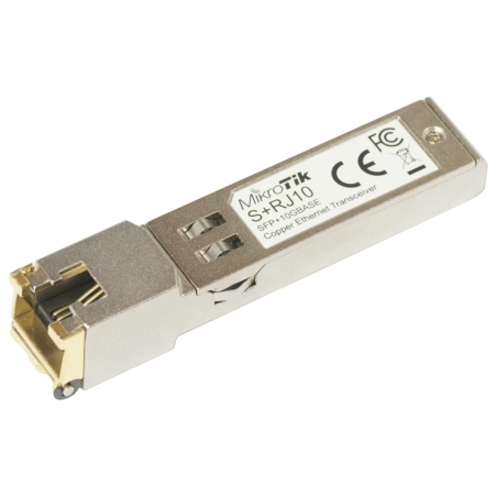 Mikrotik S+RJ10 SFP+ Module 10Gb/s RJ45