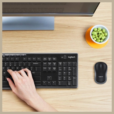 Logitech LOGI MK270 Wireless Combo black USB (US)