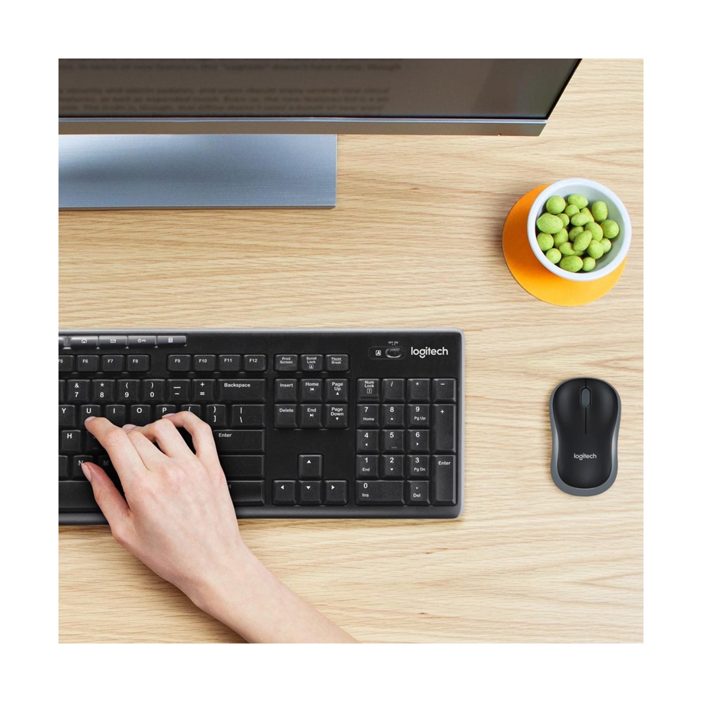 Logitech LOGI MK270 Wireless Combo black USB (US)