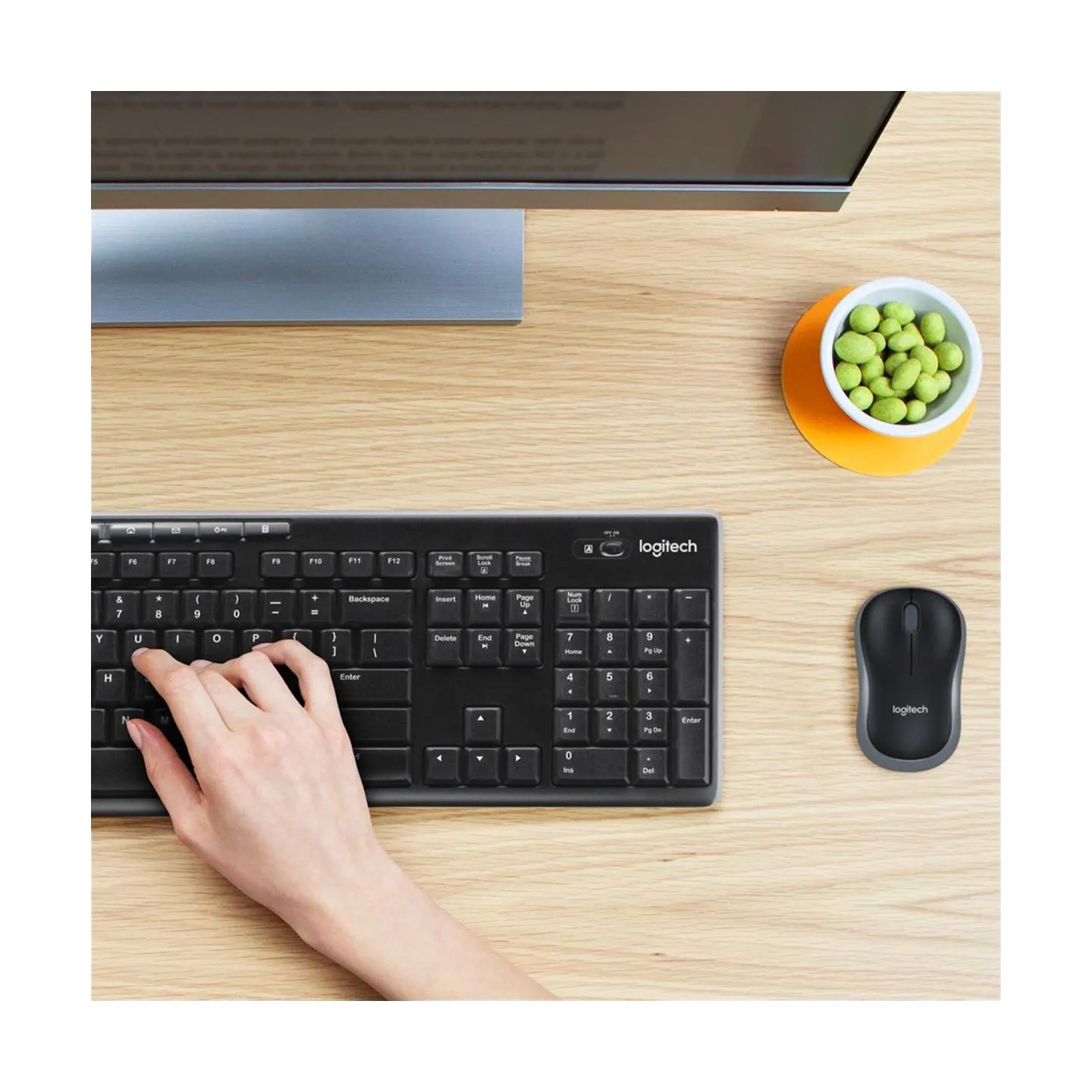 Logitech LOGI MK270 Wireless Combo black USB (US)