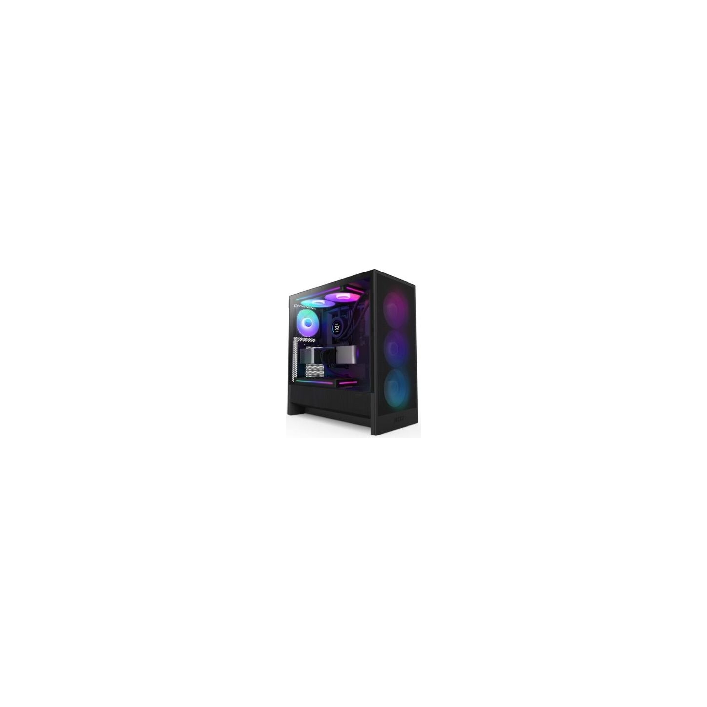 Nzxt PC case H5 Flow RGB 2024 black
