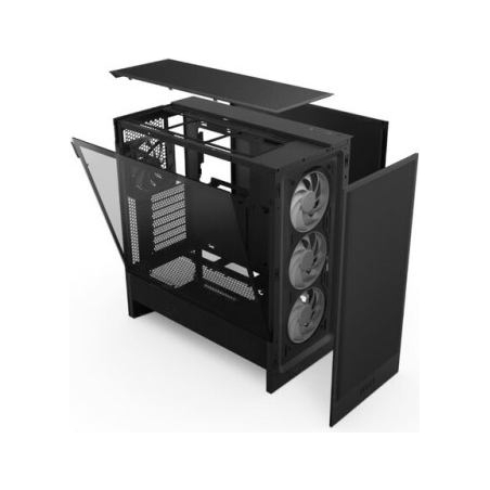 Nzxt PC case H5 Flow RGB 2024 black