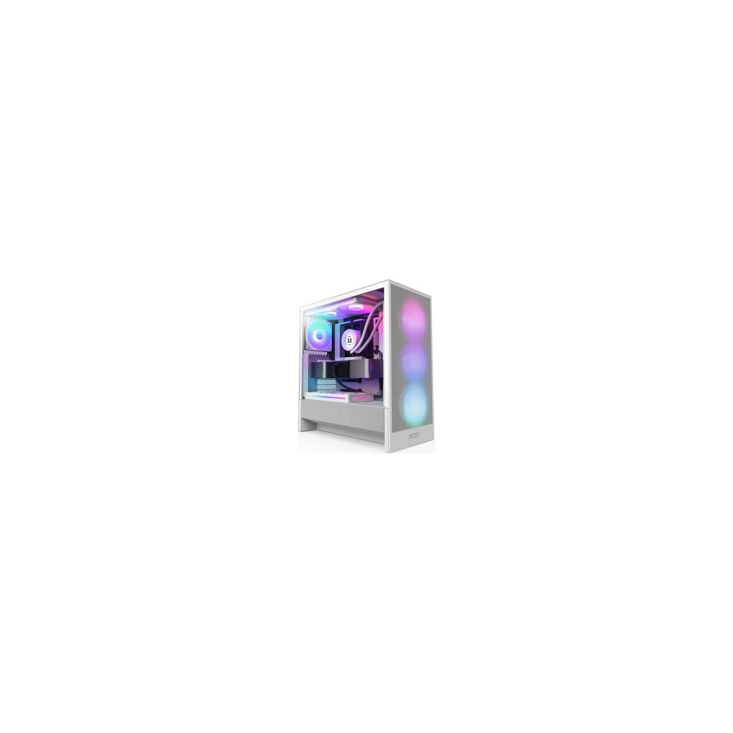 Nzxt PC case H5 Flow RGB 2024 white