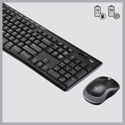 Logitech LOGI MK270 Wireless Combo black USB (US)