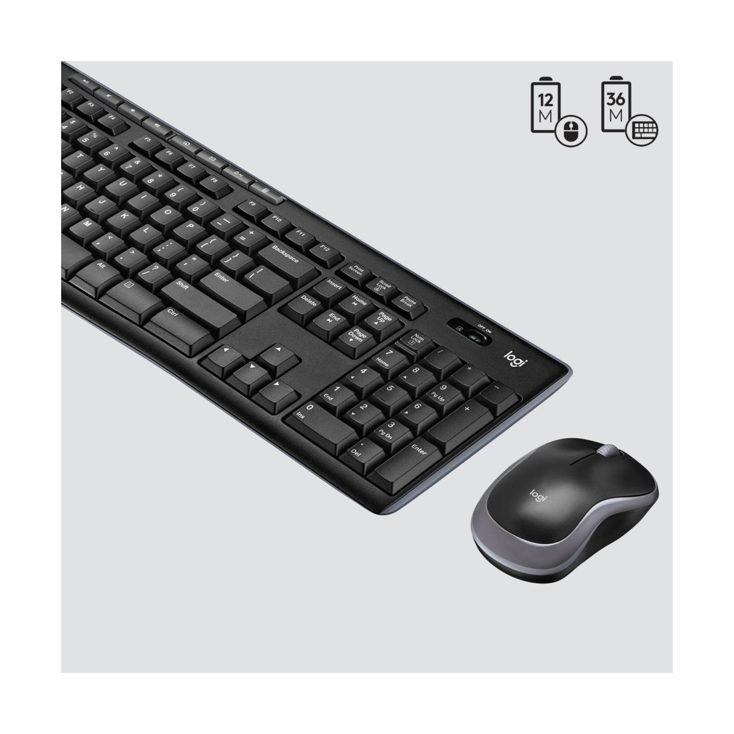 Logitech LOGI MK270 Wireless Combo black USB (US)