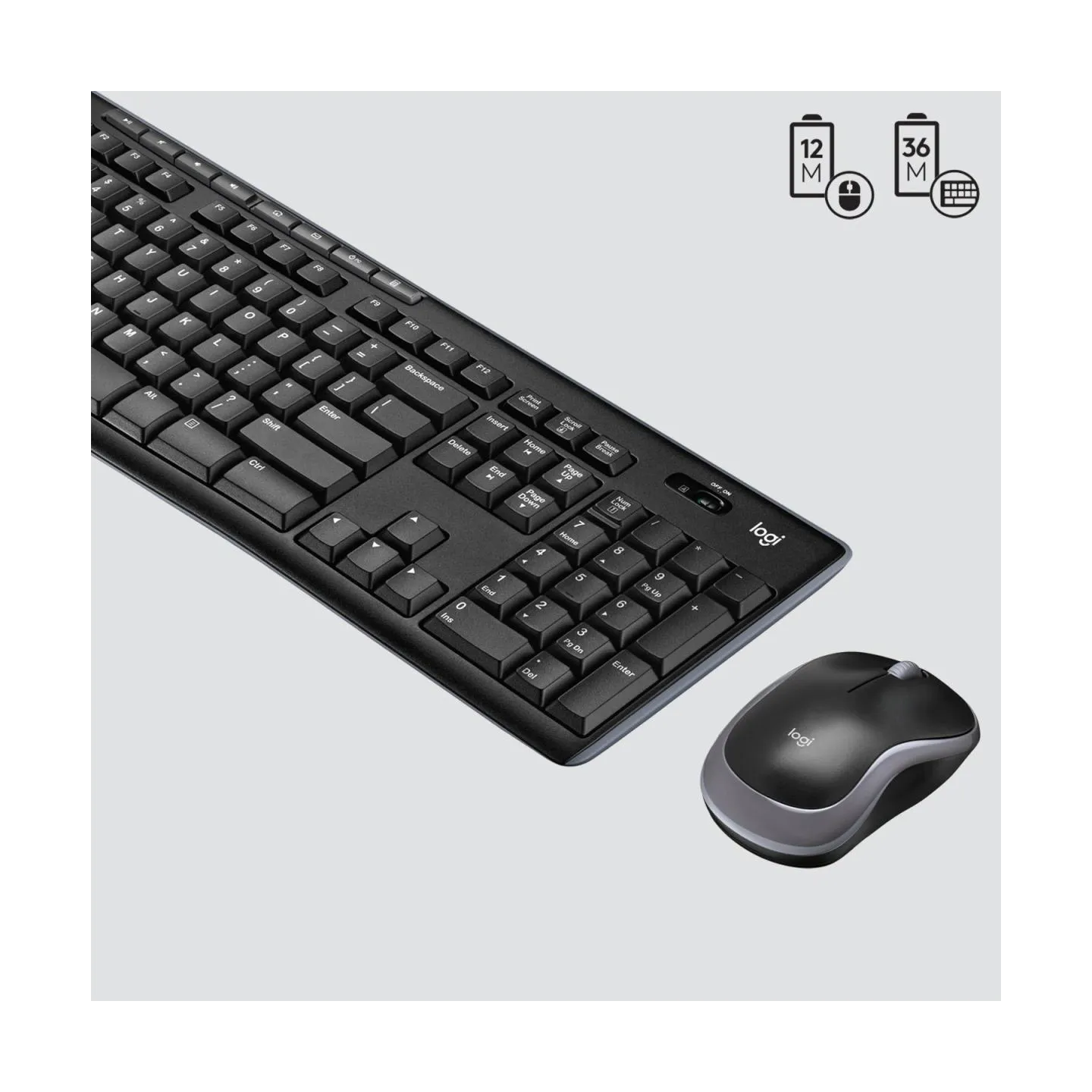 Logitech LOGI MK270 Wireless Combo black USB (US)