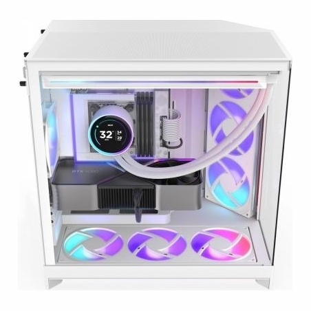 Nzxt PC case H9 Flow RGB+ 2025 white