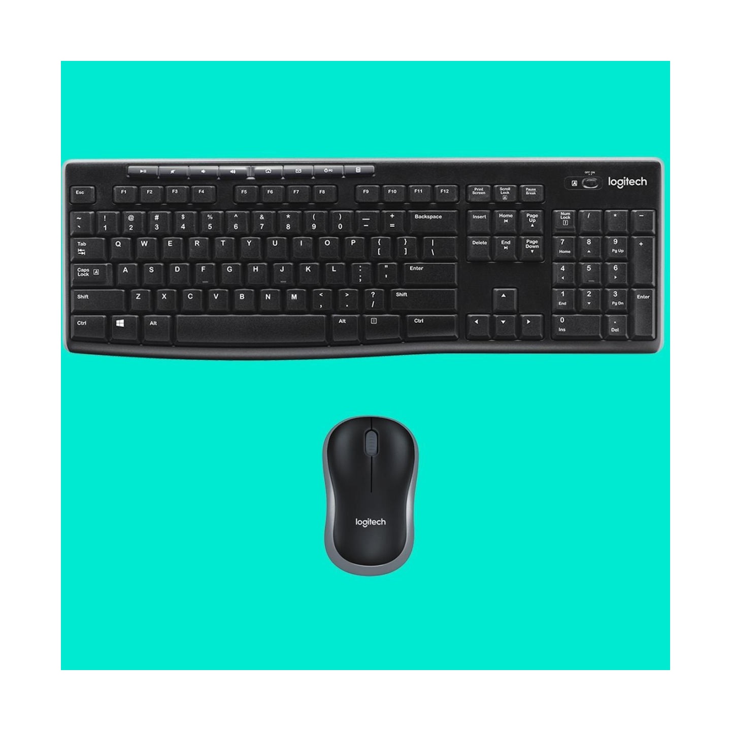 Logitech LOGI MK270 Wireless Combo black USB (US)