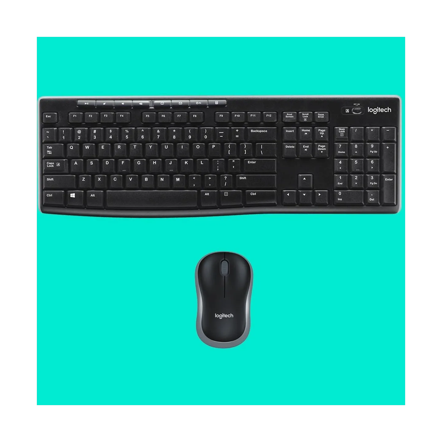 Logitech LOGI MK270 Wireless Combo black USB (US)