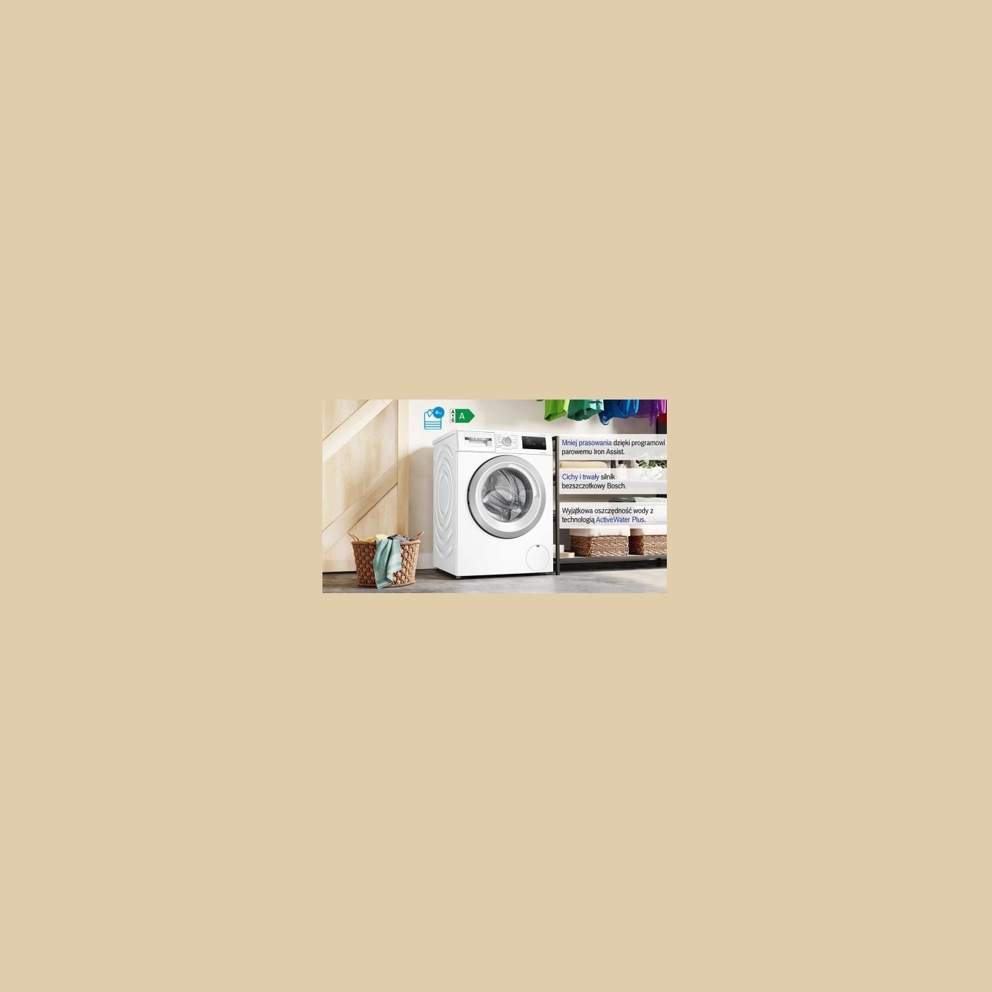 Bosch Washing machine WAN2405BPL Serie4 para new