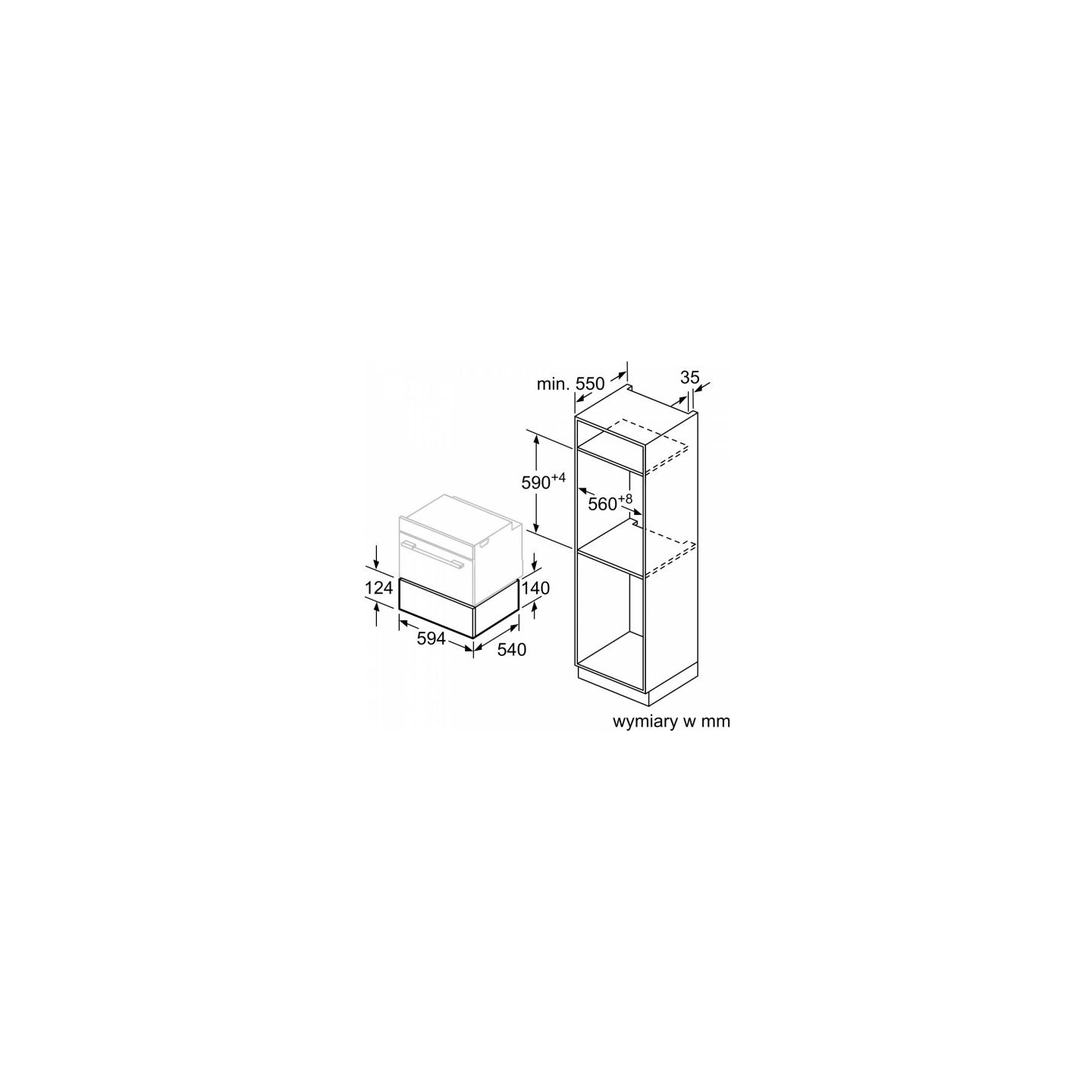Bosch Warming drawer BIC510NB0