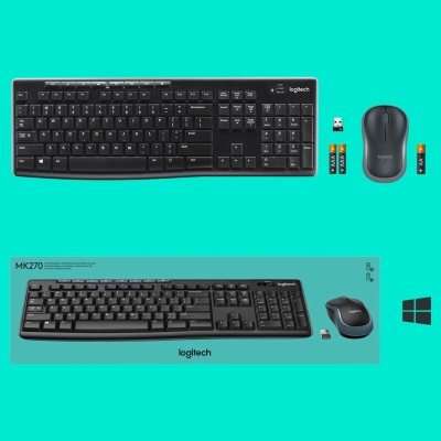 Logitech LOGI MK270 Wireless Combo black USB (US)
