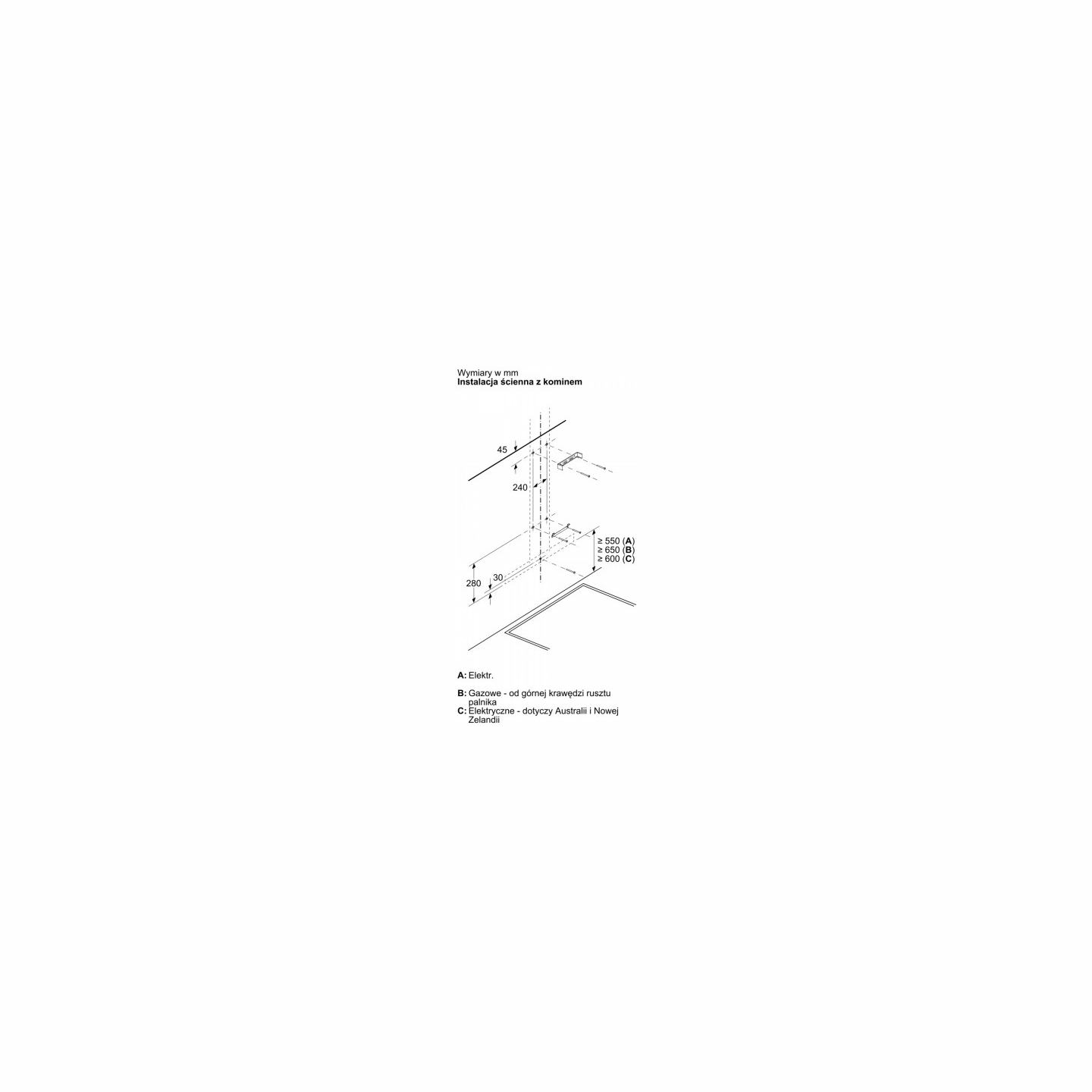 Bosch Hood DWB63BC30 Serie2 60 cm Metallook