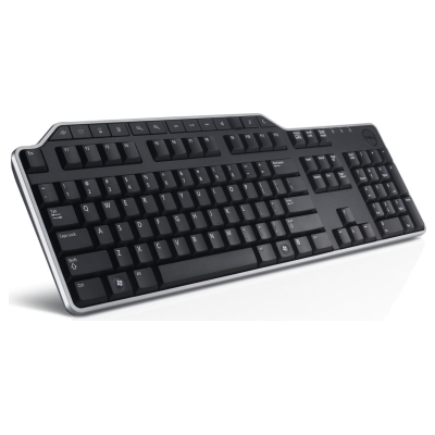 Dell Keyboard : US/Euro (QWERTY) Dell KB-522 Wired Business Multimedia USB KeyboardBlack (Kit) / 580-17667