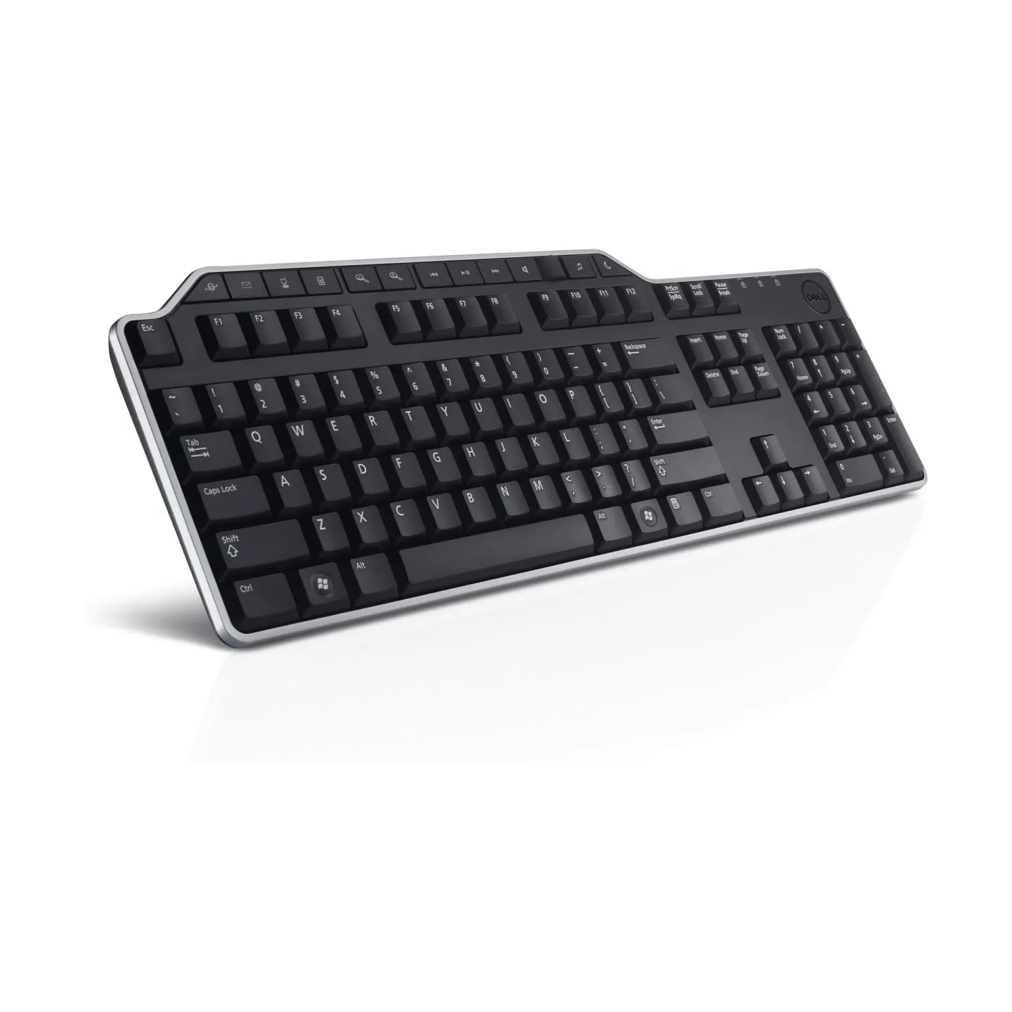 Dell Keyboard : US/Euro (QWERTY) Dell KB-522 Wired Business Multimedia USB KeyboardBlack (Kit) / 580-17667