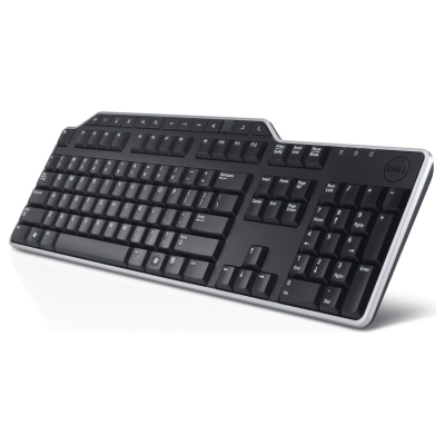 Dell Keyboard : US/Euro (QWERTY) Dell KB-522 Wired Business Multimedia USB KeyboardBlack (Kit) / 580-17667