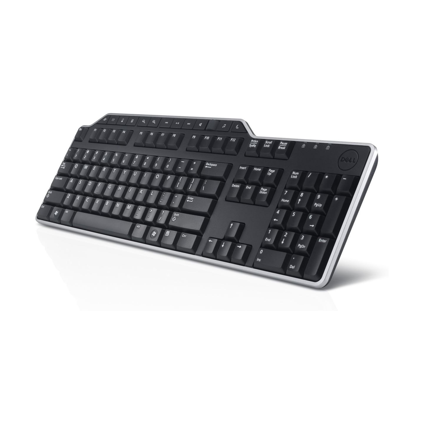 Dell Keyboard : US/Euro (QWERTY) Dell KB-522 Wired Business Multimedia USB KeyboardBlack (Kit) / 580-17667