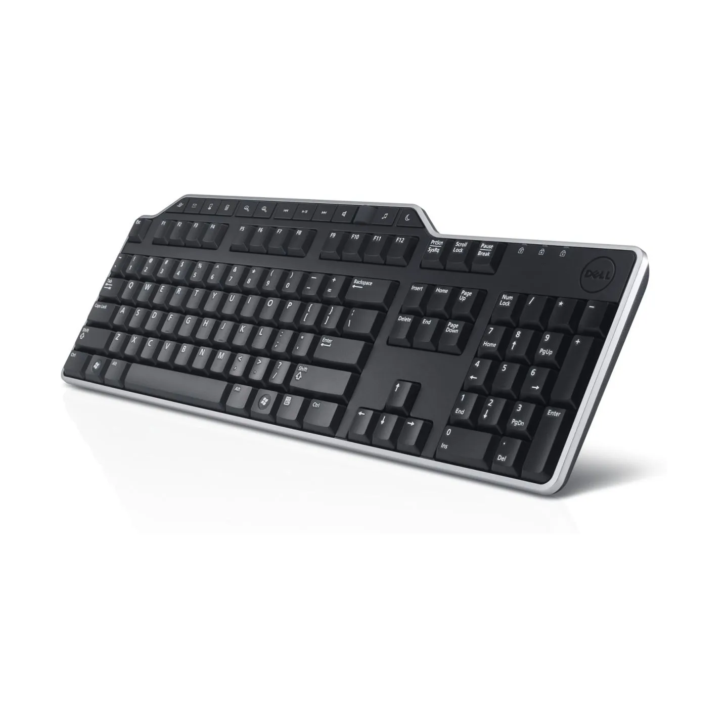 Dell Keyboard : US/Euro (QWERTY) Dell KB-522 Wired Business Multimedia USB KeyboardBlack (Kit) / 580-17667