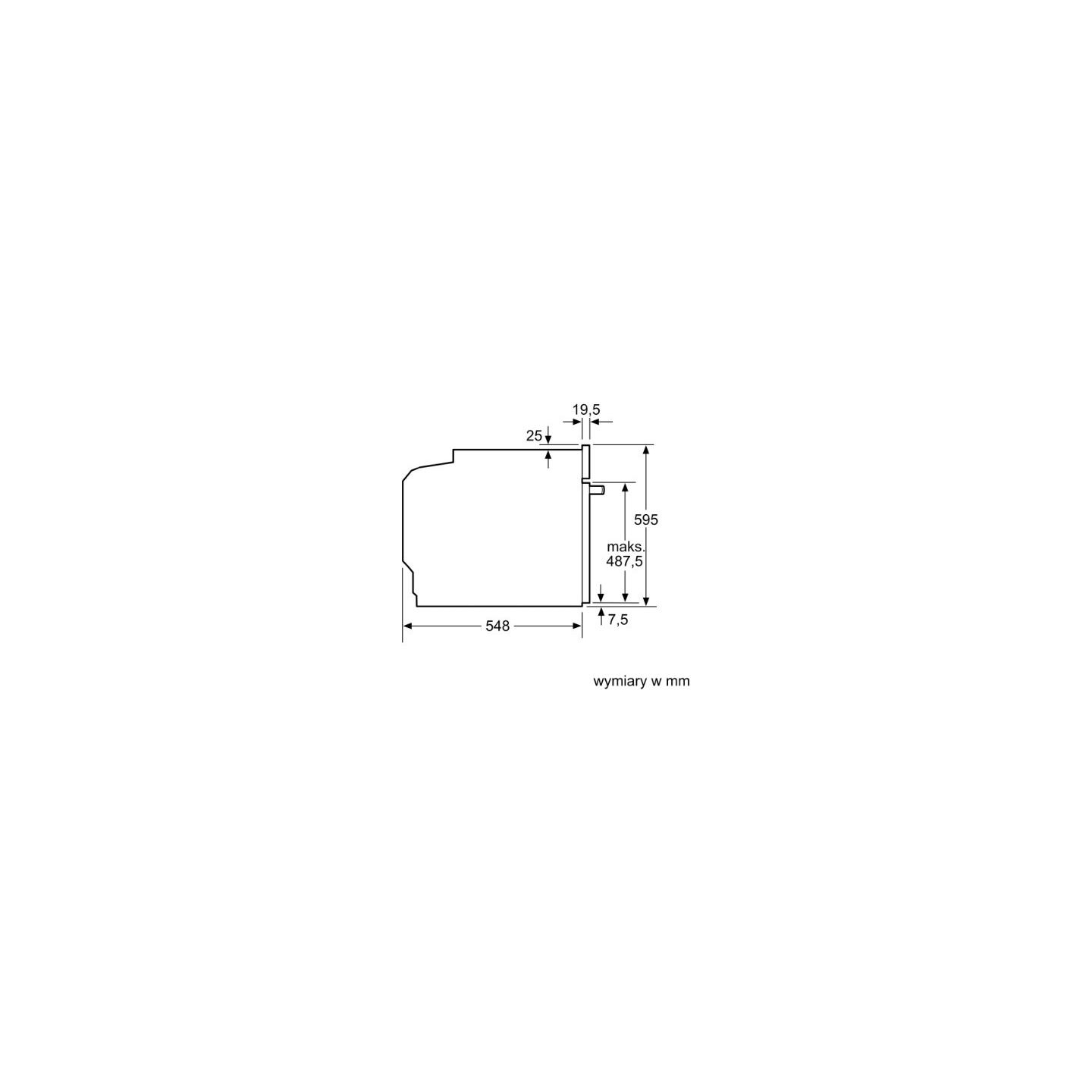 Bosch Oven HQA334EB4 Series 4 with Steam Function