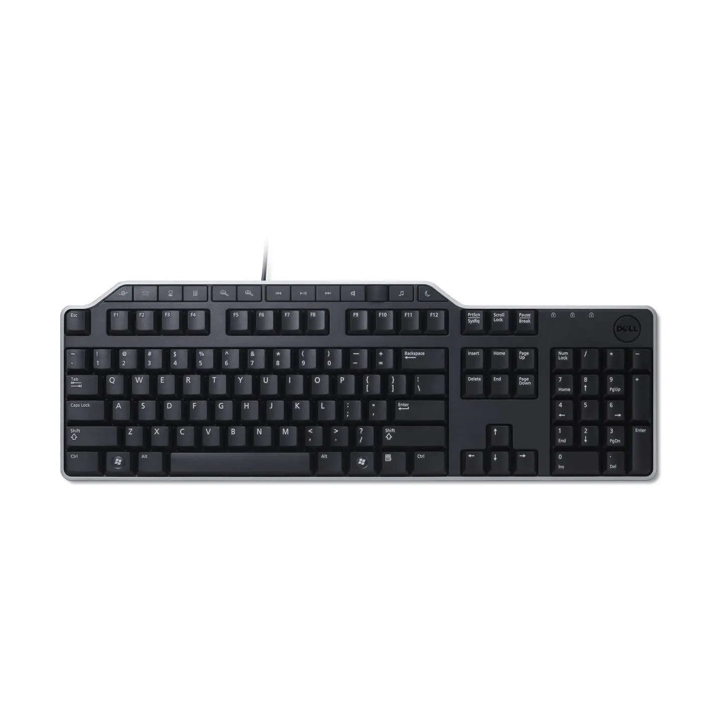 Dell Keyboard : Russian (QWERTY) Dell KB-522 Wired Business Multimedia USB Keyboard Black / 580-17683