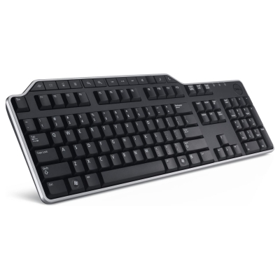 Dell Keyboard : Russian (QWERTY) Dell KB-522 Wired Business Multimedia USB Keyboard Black / 580-17683