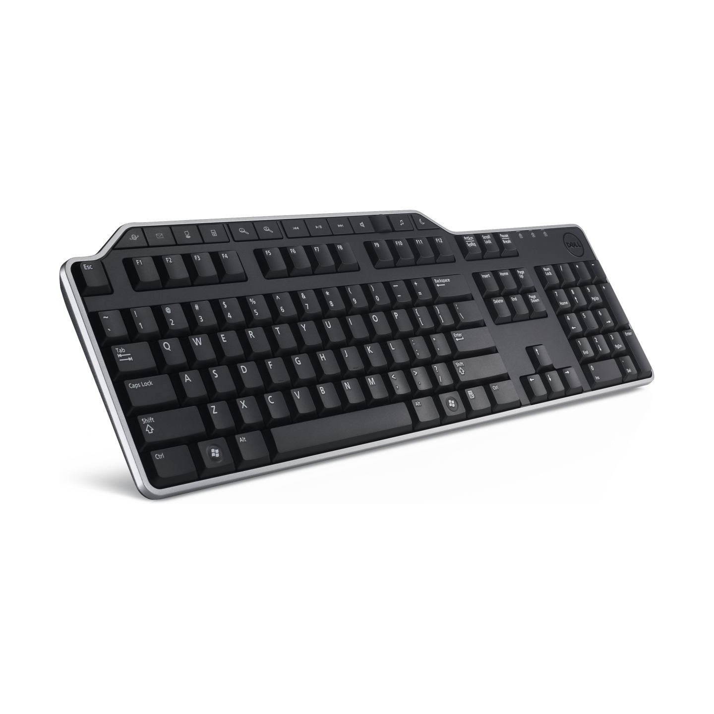 Dell Keyboard : Russian (QWERTY) Dell KB-522 Wired Business Multimedia USB Keyboard Black / 580-17683