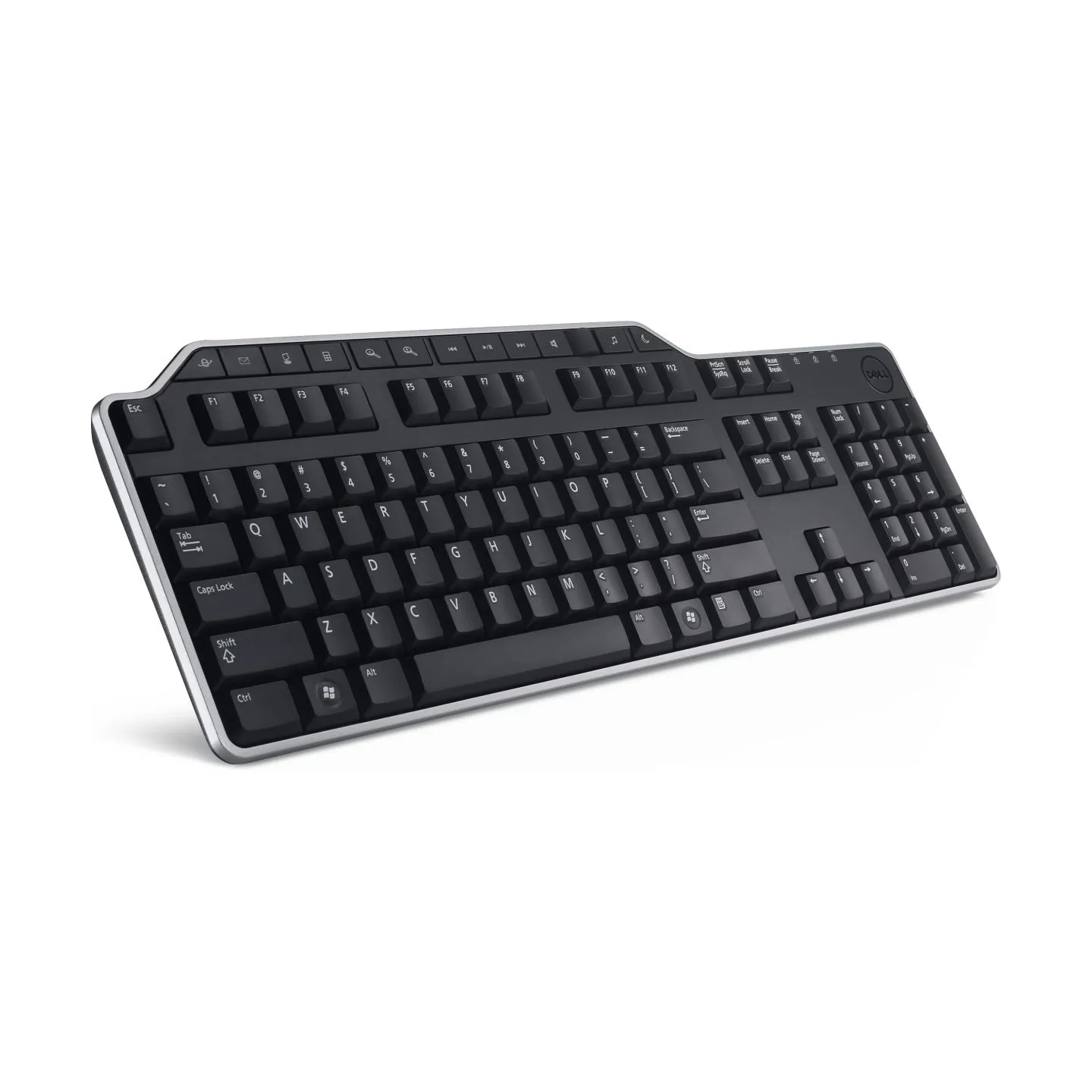 Dell Keyboard : Russian (QWERTY) Dell KB-522 Wired Business Multimedia USB Keyboard Black / 580-17683
