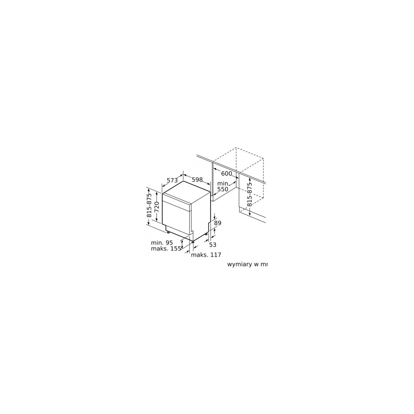 Bosch SMU2HVS06E inox Extra Dry Dishwasher