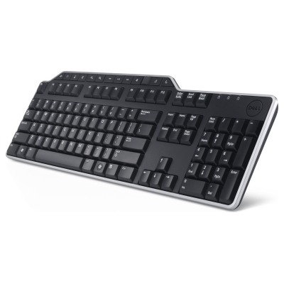 Dell Keyboard : Russian (QWERTY) Dell KB-522 Wired Business Multimedia USB Keyboard Black / 580-17683