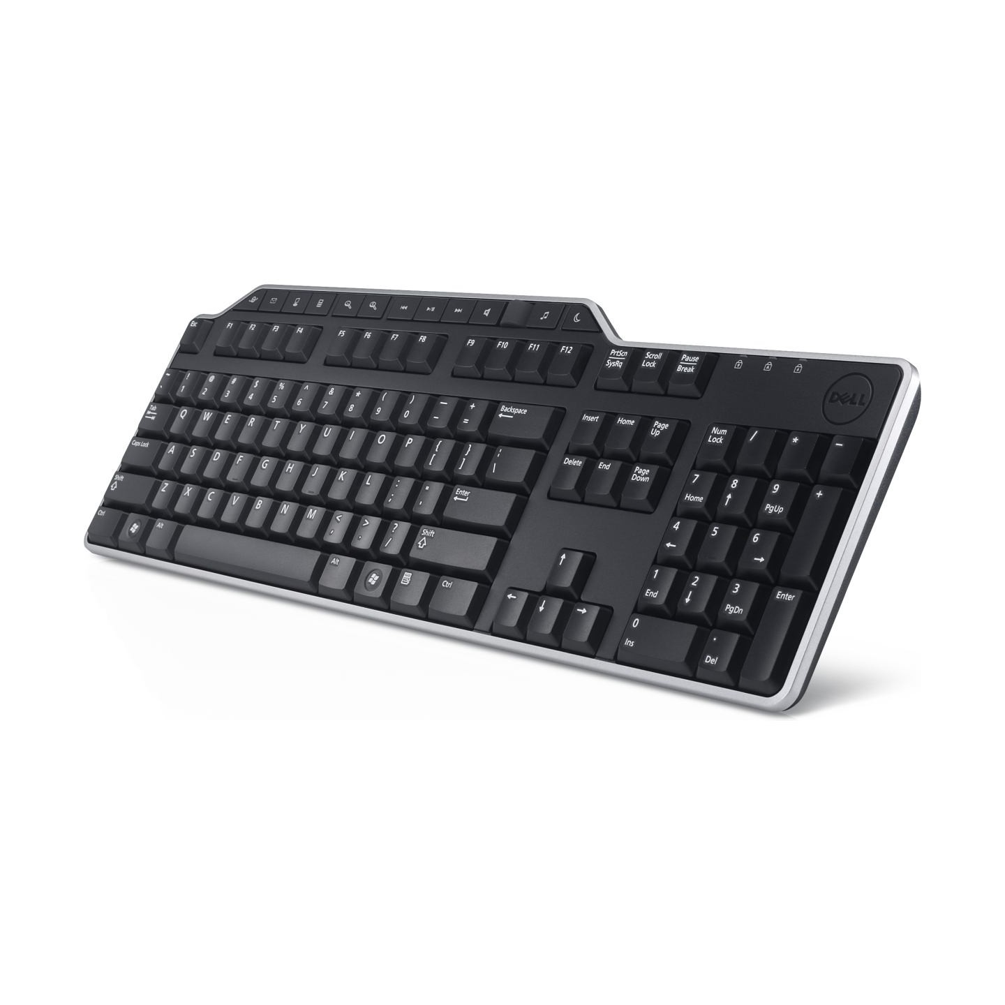 Dell Keyboard : Russian (QWERTY) Dell KB-522 Wired Business Multimedia USB Keyboard Black / 580-17683
